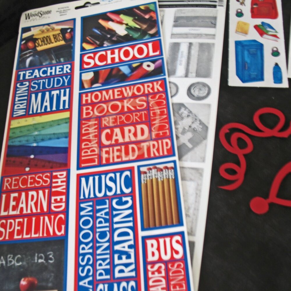 Creative Memories School, School supplies, Learning Photo album accessories.